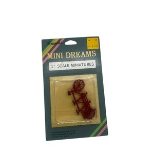 Bicycle Built For Two Miniature Dollhouse Mini Dreams‎ 1" Vintage New Old Stock